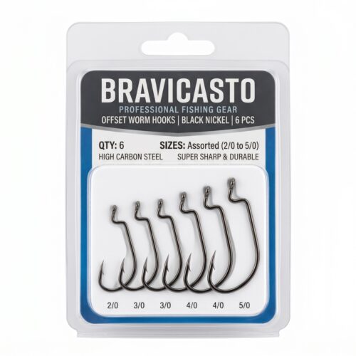 BRAVICASTO Worm Hooks